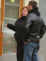 He leaves his sexy GF to go home with this bodacious fat girl and have sex in her apt